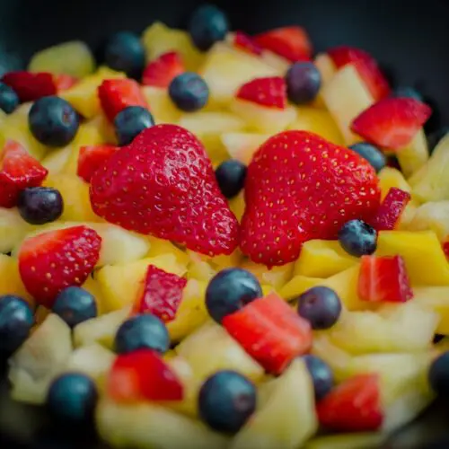 Basil-Lime Pineapple Fruit Salad - MealMaps
