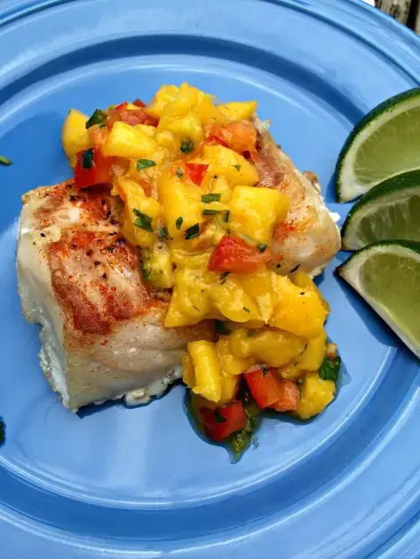 Cod with Mango and Nectarines Salsa - MealMaps