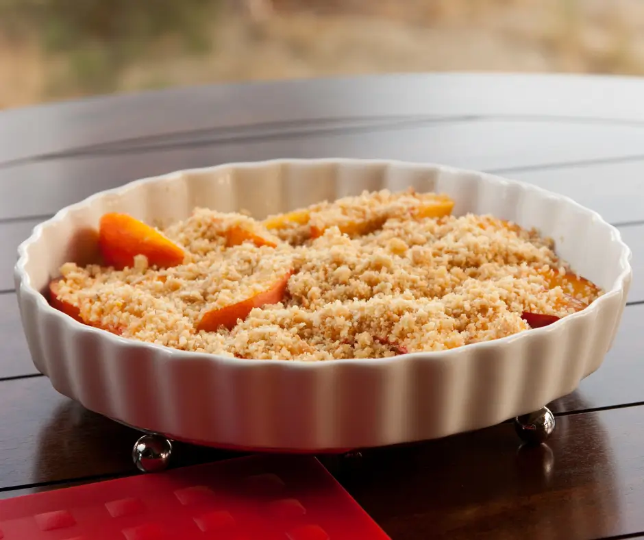 Healthy Peach Crisp - MealMaps