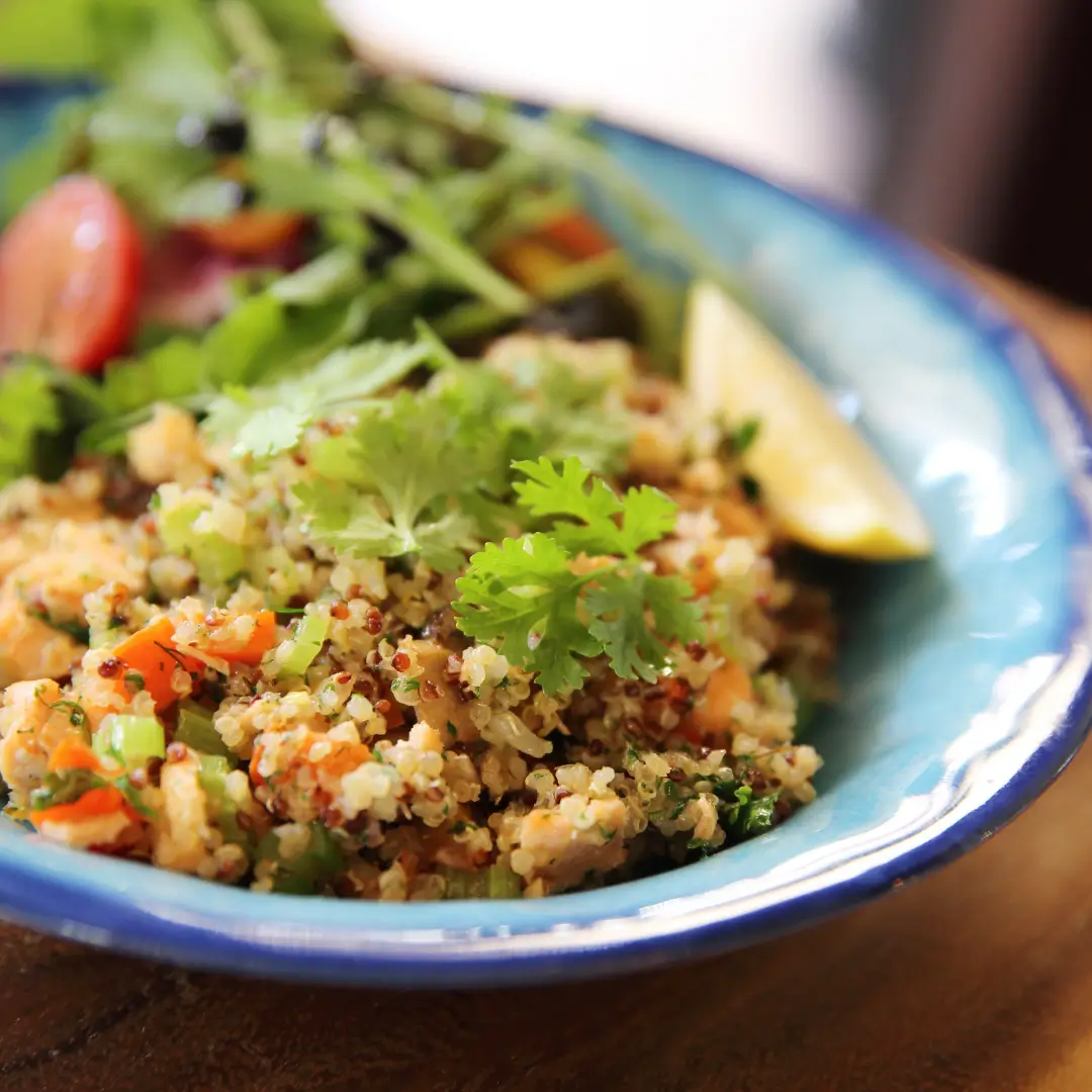 Quinoa and Salmon Salad - MealMaps