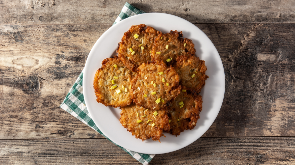 Sweet Potato and Turnip Latkes - MealMaps