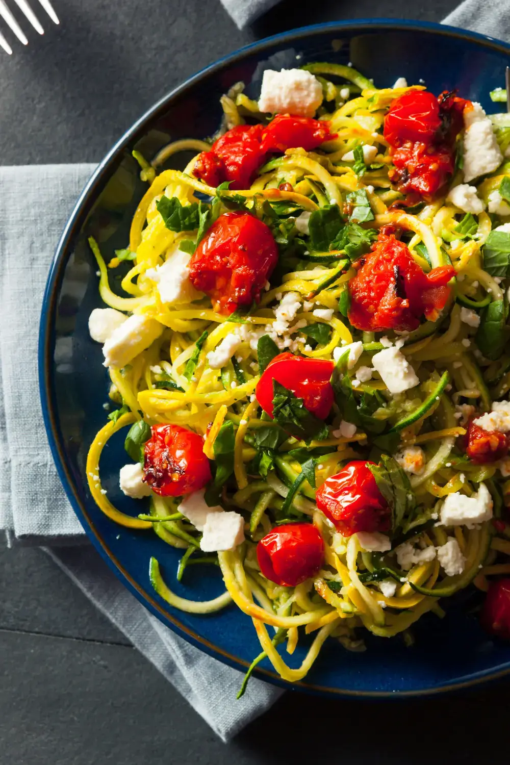 Tomato Basil Chicken Zucchini Pasta - MealMaps