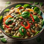 Pine Nuts and Spinach Salad