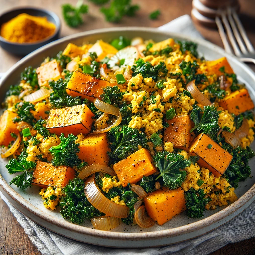 Butternut Squash and Kale Breakfast Hash - MealMaps