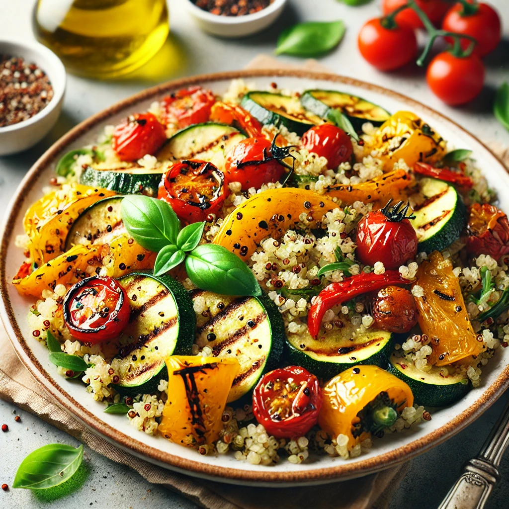 Quinoa and Roasted Vegetable Salad - MealMaps