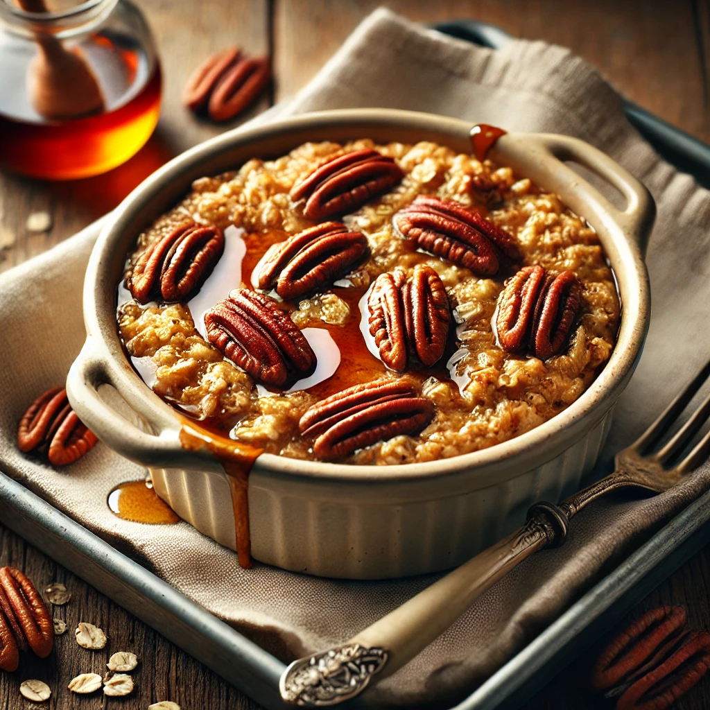 Maple Pecan Baked Oatmeal - MealMaps