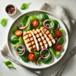 Coconut Basil Halibut with Spinach